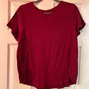 Old Navy Rich Red Short Sleeve Tee